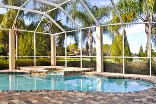 Glazed private swimming pool